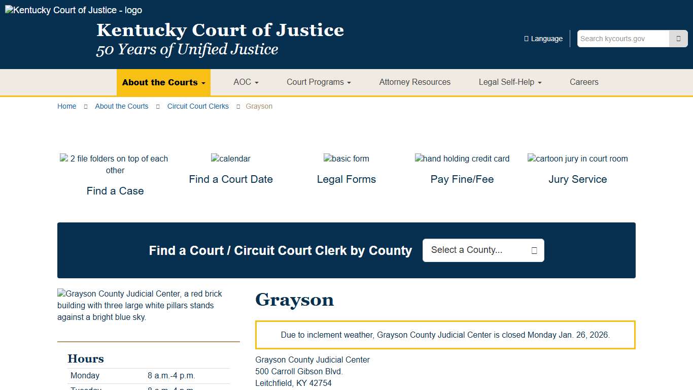 Grayson - Kentucky Court of Justice